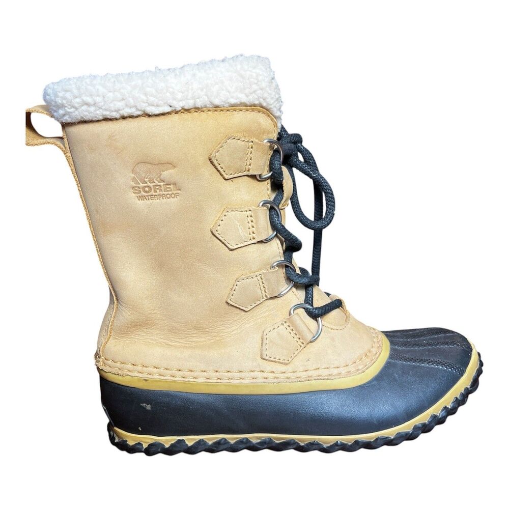 Sorel Caribou Winter Waterproof Duck Boots Women’s 7 NL2649-373 Gorpcore Outdoor